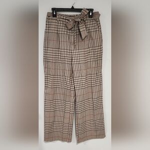 Forever 21 | Wide Leg, High Waisted Plaid Pants | Size Large